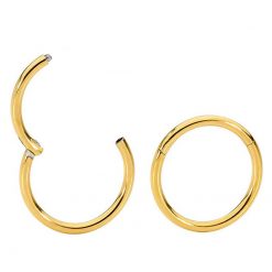 Clicker-Ring Titan Goldfarben 1.2 mm