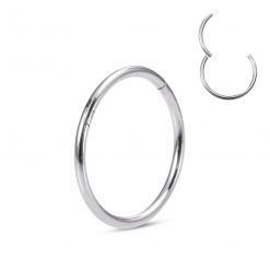 Piercing-Clicker-Ring Stahl 0.8 mm