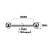 Gerader Barbell Titan 1.2 mm - piercinglux.com