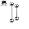 Gerader Barbell Titan 1.2 mm - piercinglux.com