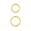 Clicker-Ring Chirurgenstahl Goldfarben 1.2 mm - piercinglux.com