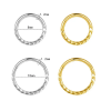 Clicker-Ring Chirurgenstahl Goldfarben 1.2 mm - piercinglux.com