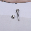 Labret Stahl Mit Kegel 1.2 × 3 mm - piercinglux.com