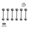 Gerader Barbell Titan 1.2 mm - piercinglux.com