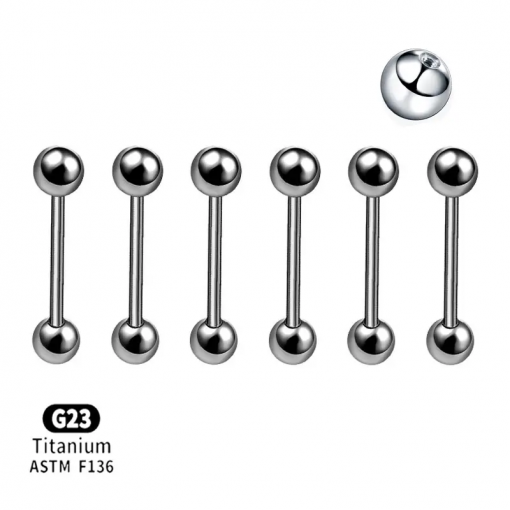 Gerader Barbell Titan 1.2 mm - piercinglux.com