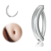 Bauchnabel-Clicker Gerade Chirurgenstahl - piercinglux.com