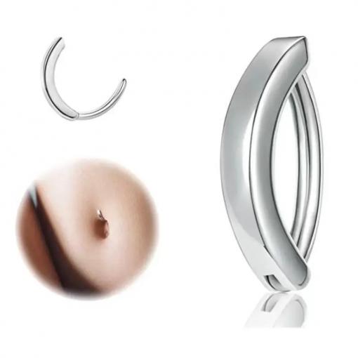 Bauchnabel-Clicker Gerade Chirurgenstahl - piercinglux.com