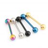 Piercing-Stab Chirurgenstahl Goldfarben 1.6 mm × 5 mm - piercinglux.com