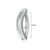 Bauchnabel-Clicker Gerade Chirurgenstahl - piercinglux.com