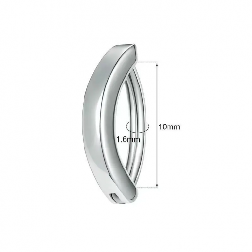 Bauchnabel-Clicker Gerade Chirurgenstahl - piercinglux.com