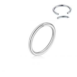 Segmentring Piercing Stahl 1.2 mm