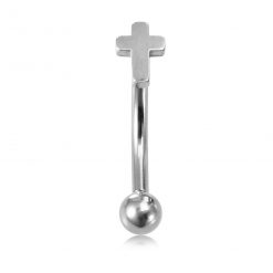 Bananenpiercing Kreuz