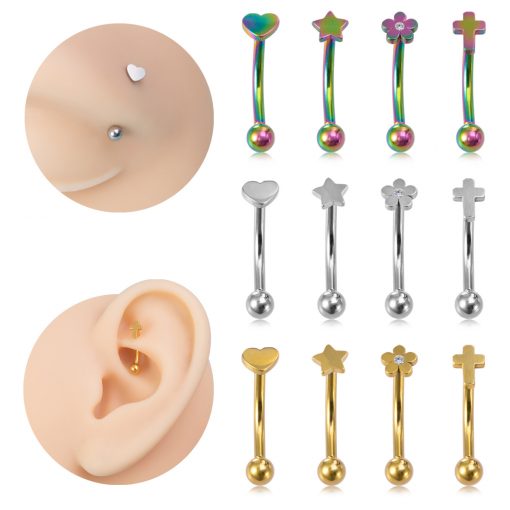 Bananenpiercing Stern - piercinglux.com