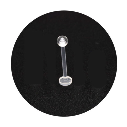 Labret Flexibel Transparent Acryl 1.2 mm - piercinglux.com