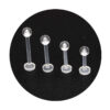 Labret Flexibel Transparent Acryl 1.2 mm - piercinglux.com