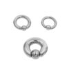 Großer Kugelring Stahl - piercinglux.com