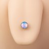 Zungenpiercing Barbell Violett mit Glitzer - piercinglux.com