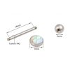 Zungenpiercing Stab Blau Glänzend - piercinglux.com