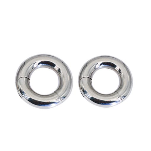Großer Piercing-Ring Stahl - piercinglux.com