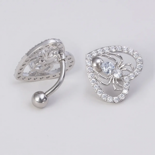 Bauchnabel-Banane Spinne Herz - piercinglux.com