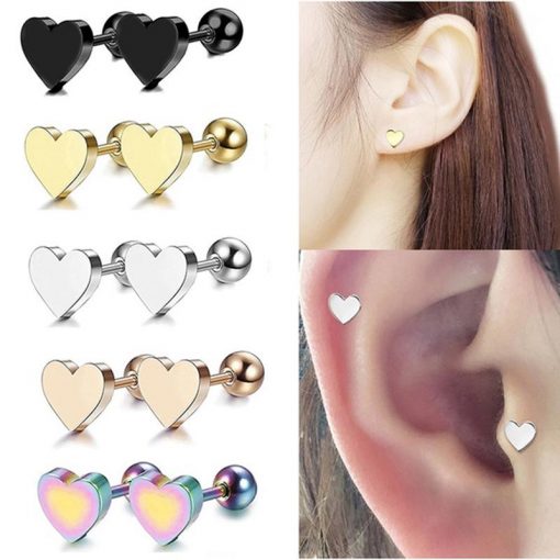 Ohrpiercing Herzform - piercinglux.com