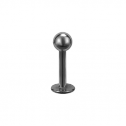 Labret Stahl mit Kugel Schwarz 1.2 × 3 mm