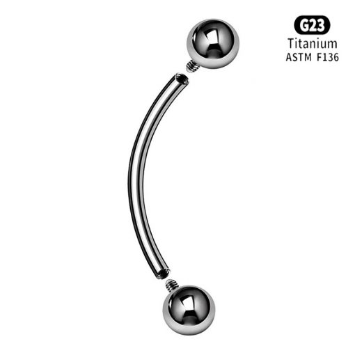Titan Banan Innengewinde Mit Kugel - piercinglux.com