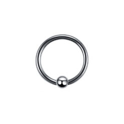 Piercing-Ring Titan Mit Kugel 1.2 mm