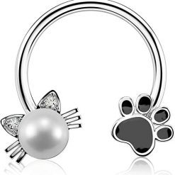 Septum-Hufeisen Katze und Pfote 1.2 × 3 × 10 mm