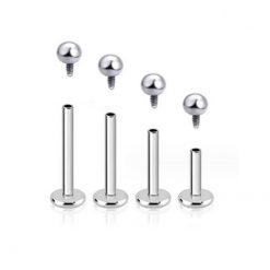 Labret Titan Mit Kugel Innengewinde 1.2 × 3 mm