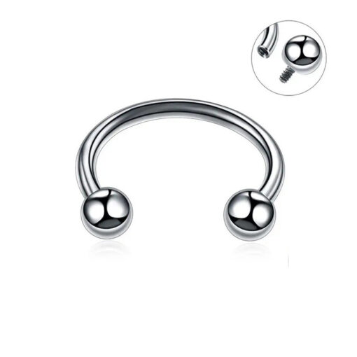 Titan G23 Hufeisen Kugel Innengewinde 1.2 mm - piercinglux.com
