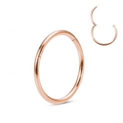 Universaler Clicker-Ring Roségold 0.8 mm