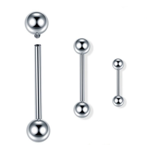 Titan Barbell Mit Kugeln Innengewinde 1.2 mm - piercinglux.com