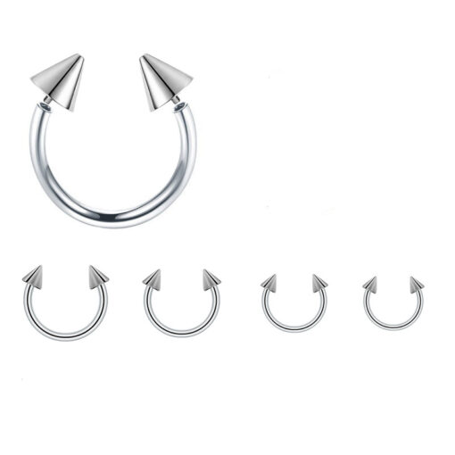 Titan G23 Hufeisen Mit Innengewinde Mit Kegel 1.2 × 3 mm - piercinglux.com