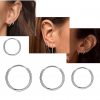 Kółko clicker do piercingu ze stali 0.7 x 1.2 mm