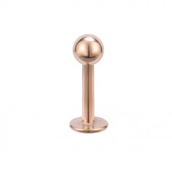 Labret Stahl mit Kugel Roségold 1.2 × 3 mm