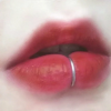 Fake kolczyk do ust lip ring bez przekłuwania Srebrny