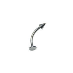 Labret Stahl Gebogen Mit Kegel