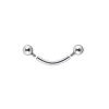 Bananpiercing Stahl Innengewinde Mit Kugel 1.2 mm - piercinglux.com