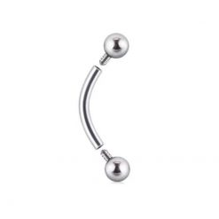 Bananpiercing Stahl Innengewinde Mit Kugel 1.2 mm