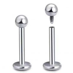 Labret Stahl Mit Kugel Innengewinde 1.2 mm
