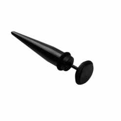 Fake-Plug Taper Schwarz 6 mm - 8 mm 1 Stk.