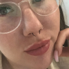 Septum ze stali buffalo róg półksiężyc Czarny 1.2 mm