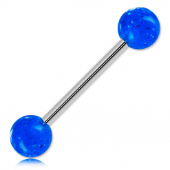 Sztanga ze stali Granatowe piłki z brokatem 1.4 mm