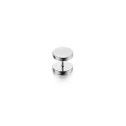 Fake-Plug Tunnel Silber 3 mm - 14 mm 1 Stk.