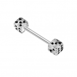 Sztanga ze stali Kostki do gry Przezroczyste 1.4 mm