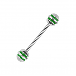 Sztanga ze stali z Zielonymi paskami 1.6 mm