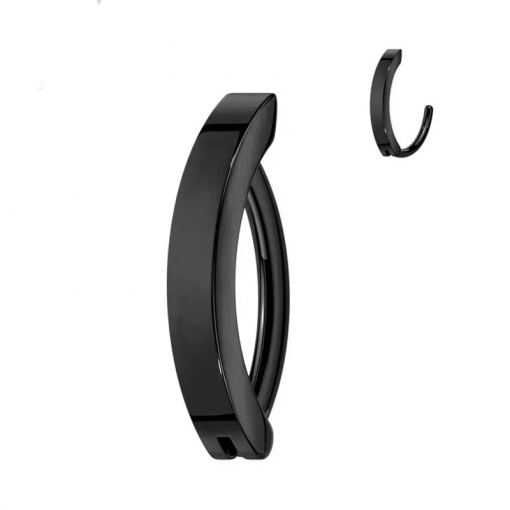 Bauchnabel-Clicker Titan Schwarz - piercinglux.com
