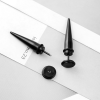 Fake Plug oszukany taper Czarny 6 mm - 8 mm 1 szt.