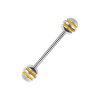 Sztanga ze stali z Żółtymi paskami 1.6 mm
